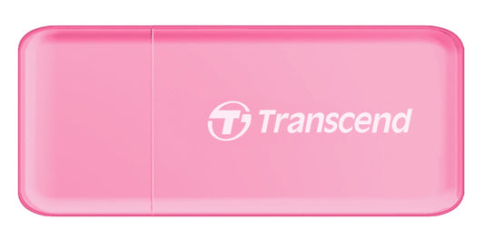 Transcend USB 3.1 SDHC/SDXC/ microSDHC/SDXC Card Reader, TS-RDF5R (Pink)
