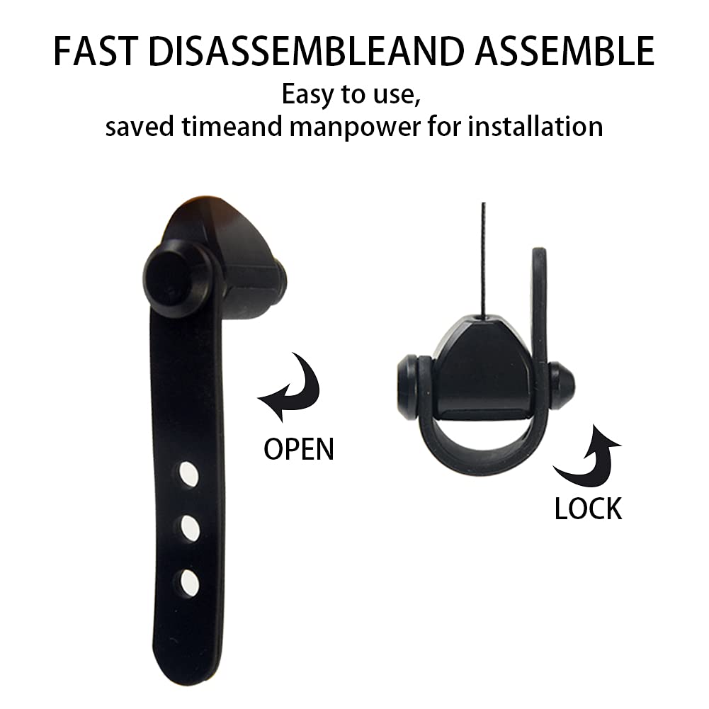 CALIDAKA VR Cable Management 3Packs Retractable Ceiling Pulley System Compatible with Oculu-s Rift S/Ps Vr/Viv E for Oculu-s Ques-t 2 VR Accessories