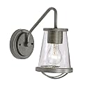 DESIGNERS FOUNTAIN Darby 1-Light Wall Sconce, Weathered Iron, 87001-WI