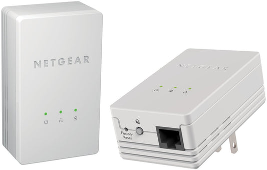 Netgear XAVB1301-100PAS Powerline 200Mbps Mini Adapter - Starter Kit (XAVB1301)