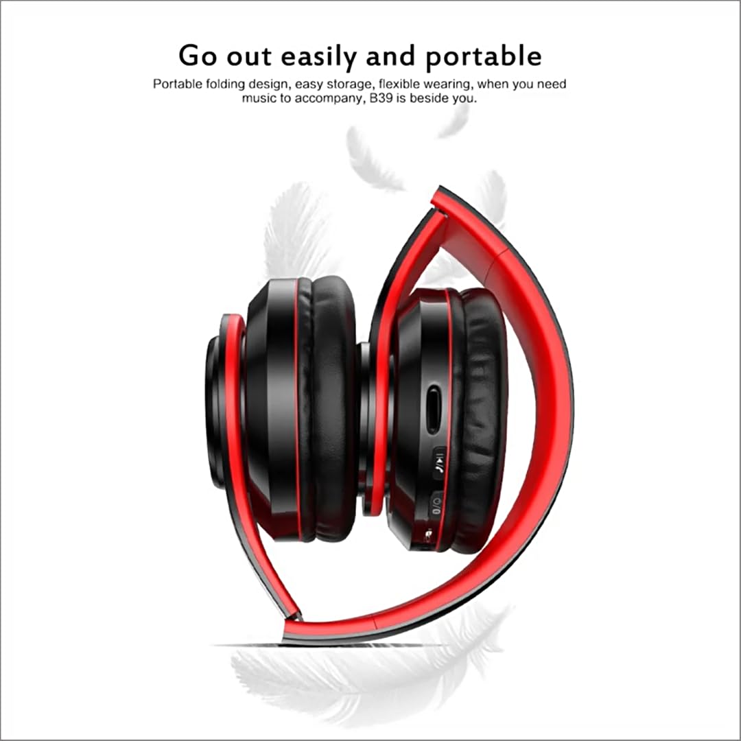 Fragolucyou Wireless Bluetooth Headphones-Colorful Lights,Foldable,Bluetooth 5.0,10 m Range,Stereo Surround,Built-in Microphone,Comfortable affixed…