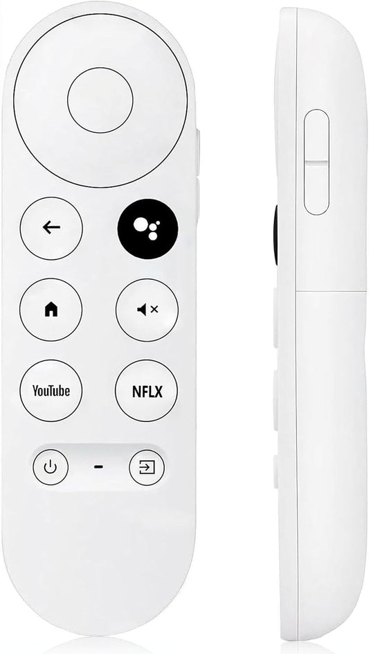 NEW Voice Remote Control for Google Chromecast TV 4K (Snow), Replacement Remote for Google Chromecast 4k Snow HD TV G9N9N GA01409-US GA01919-US