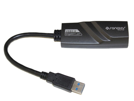 SANOXY® USB 2.0 to 10/100/1000Mbps Gigabit Ethernet LAN Network Adapter/USB 2.0 GIGABIT Network 10/100/1000 RJ45 Adapter