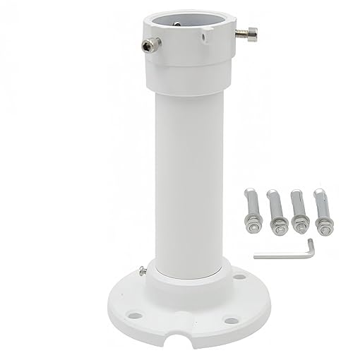 GledeYeTec 10"/25cm CCTV Camera Ceiling Mount Bracket, Security Surveillance Camera Ceiling Mount Bracket for HIKVision CCTV PTZ Camera Aluminum Alloy