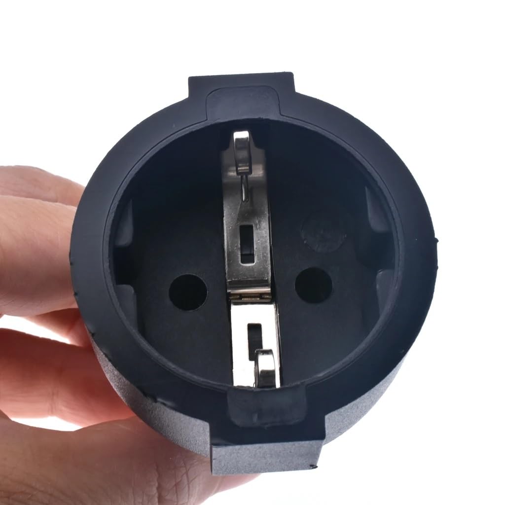 Toptekits C14 to Euro Schuko Female Power Converter Travel Plug Adapter,IEC 320 C14 Male to Europe Schuko Female Socket Electrical Adapters,Cee7…