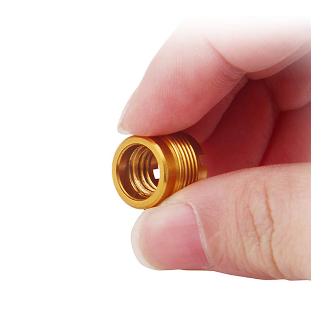 3 Pieces 5/8" Male to 3/8" Female Threaded Nut Screw Adapters Microphone Clip Holder Nut Adapters For Mic Micphone Stand