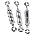 Easy Up Inc (3) EZ 50 Eye & Eye Turnbuckles for 620 Down Guy Wire Antenna Guying Tensioning
