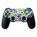 MightySkins Skin Compatible with Sony PS4 Controller - Awesome 80s | Protective, Durable, and Unique Vinyl Decal wrap Cover | Easy to Apply, Remove
