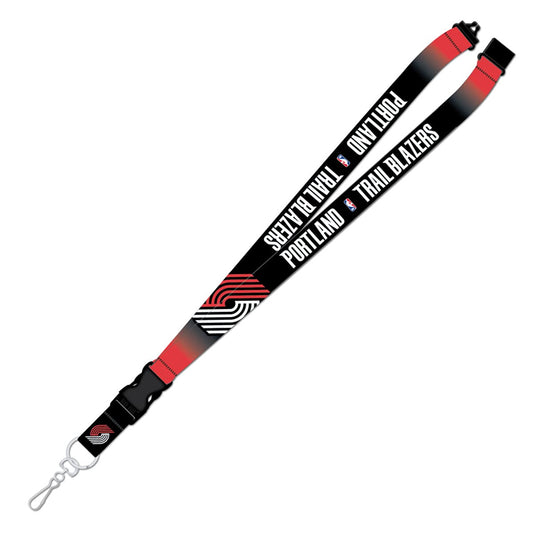 portland trail blazers crossover lanyard