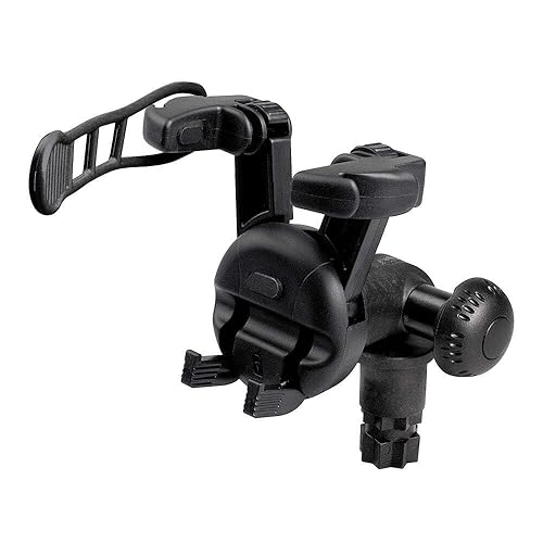 RAILBLAZA Adjustable Mobile Device Mount Holder with High Gripping Power and Rubber Pads for Boat, Kayak, ATV, or Motorcycle