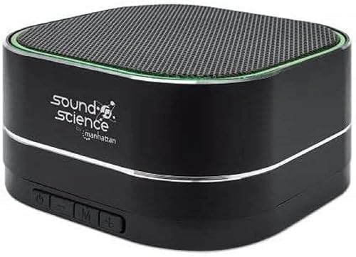 MANHATTAN Metallic Bluetooth Speaker (Clearance Pricing), W128290959 ((Clearance Pricing), Microphone, Fm Radio, Decent Sound Output (3W), 6 Hour