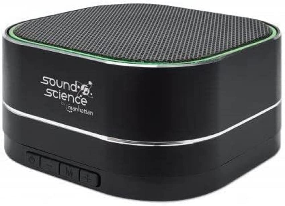 MANHATTAN Metallic Bluetooth Speaker (Clearance Pricing), W128290959 ((Clearance Pricing), Microphone, Fm Radio, Decent Sound Output (3W), 6 Hour