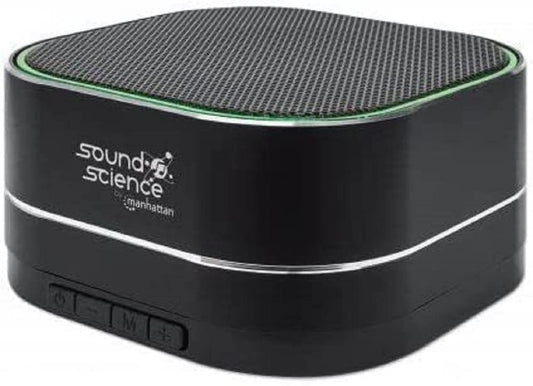 MANHATTAN Metallic Bluetooth Speaker (Clearance Pricing), W128290959 ((Clearance Pricing), Microphone, Fm Radio, Decent Sound Output (3W), 6 Hour