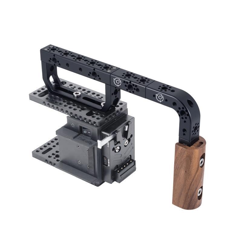Universal Arri Positioning Top Handle Fixture Handle, Suitable for Camera Rabbit Cage Video Equipment Gimbal Stabilizer (Black)