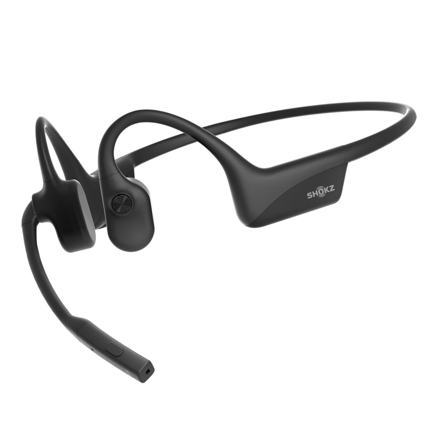 OpenComm2 2025 Upgrade-Open-Ear Bone Conduction Headphones, Wireless Bluetooth Headset with Noise Canceling Mic & Mute Button for Work Calls