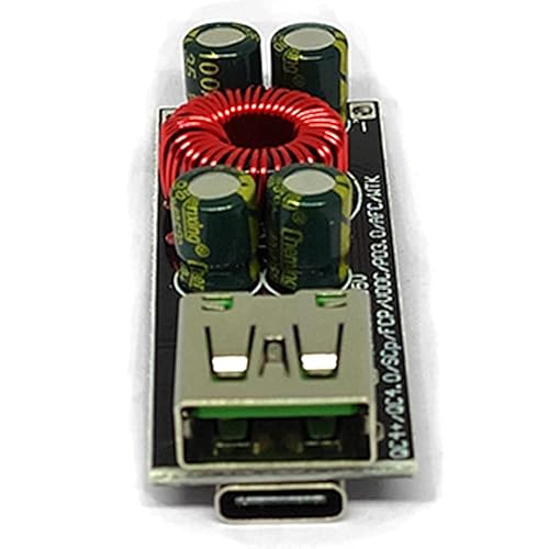 JacobsParts 60W 6-35V DC to USB Type C PD 3.0 QC4+ & Type A QC3.0 DC Fast Charge 12V 24V Step-Down Power Module