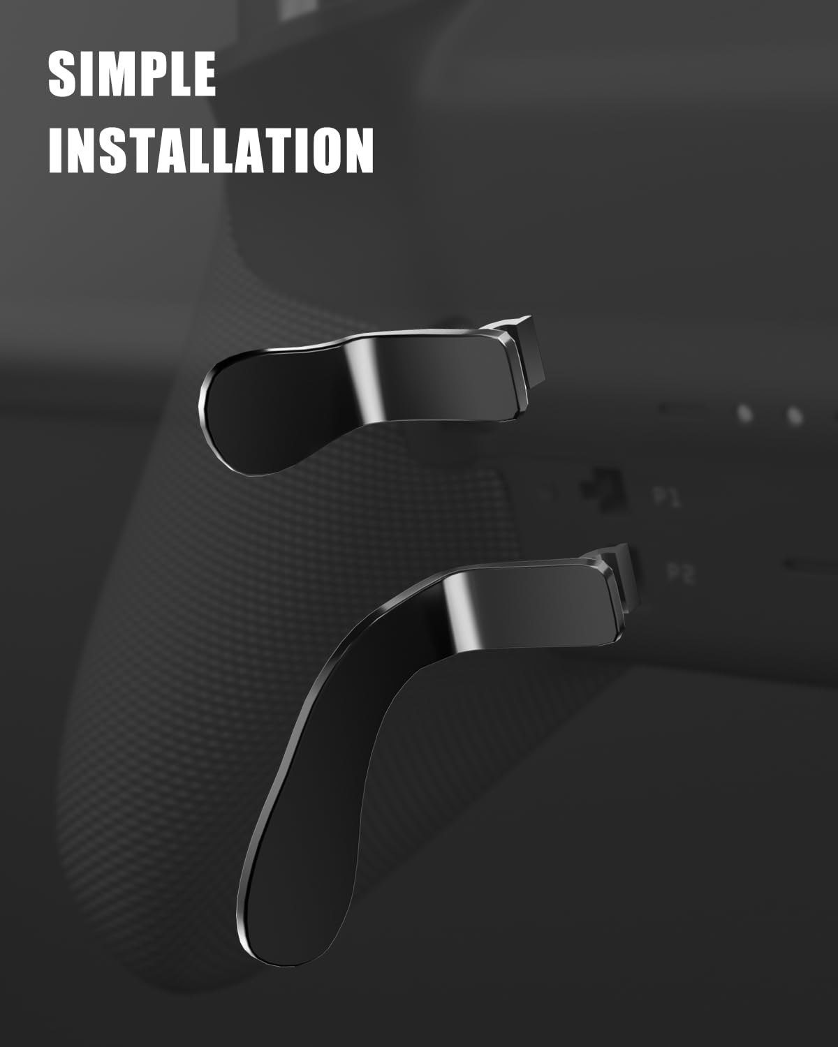 Paddles for Xbox Elite 2 Controller, DUXICEPIN Metal Controller Paddles with 4 PCS Stainless Steel Back Buttons Compatible with Xbox Elite Series 2
