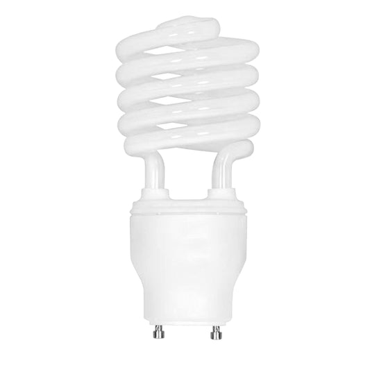 OHLECTRIC CRI 82 Mini Spiral - Compact Fluorescent Light Bulbs - GU24 Light Bulb - 120 Volt Non-Dimmable - 11 Watt, 650 Lumens - Two Pin Fluorescent