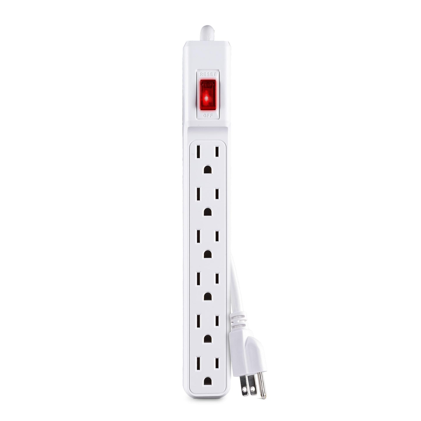 CyberPower GS60304 Power Strip, 6 Outlets, 3 Foot Power Cord White