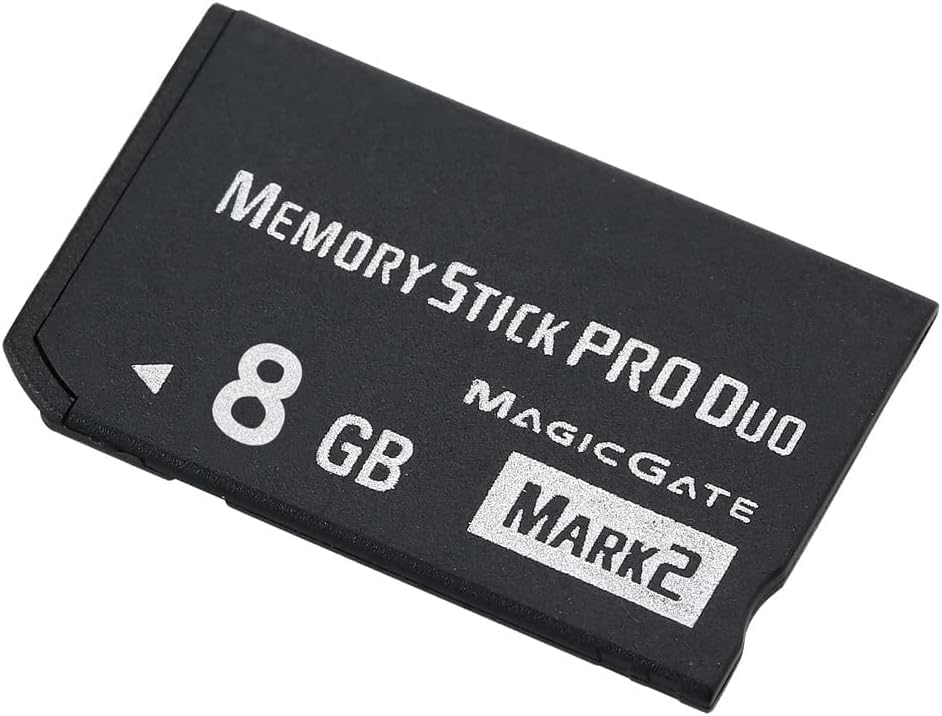 ShanVa Memory Stick PRO Duo 8 GB Mark 2 PSP Memory Stick Card, Classic PSP Memory Card for PSP 1000 2000 3000 and Cyber-Shot DSC, Alpha DSLR