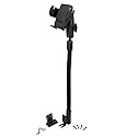 ARKON Mounts Mega Grip Car Phone Holder with Seat Rail Mount | for Cars & Trucks | Fully Adjustable | Flexible 22" Gooseneck Arm | Sturdy Seat Rail