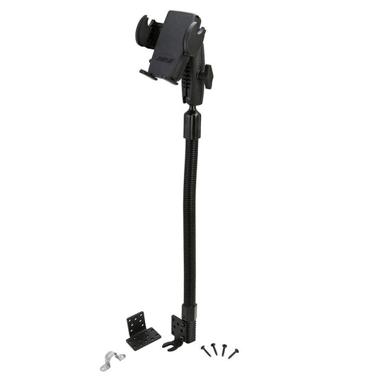 ARKON Mounts Mega Grip Car Phone Holder with Seat Rail Mount | for Cars & Trucks | Fully Adjustable | Flexible 22" Gooseneck Arm | Sturdy Seat Rail