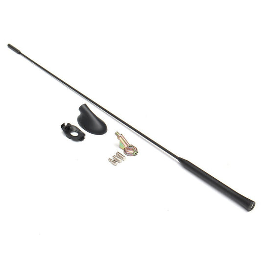 PolarLander Car Styling Roof AM/FM Aerial Black Antenna Mast Signal with Base Kit for Ford Focus 2000-2007