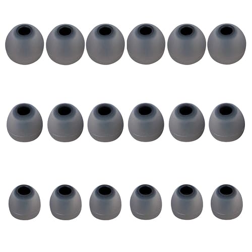 Silicone Earbud Tips Replacement Earbuds Cap Eartips Tips Eargels 9 Pairs S M L