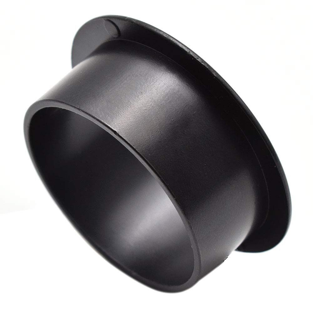 1-3/8 Inch(35mm) Zinc Alloy Desk Hole Cover Grommets Black Wire Cord Cable Organizer for Computer Desk Cabinet