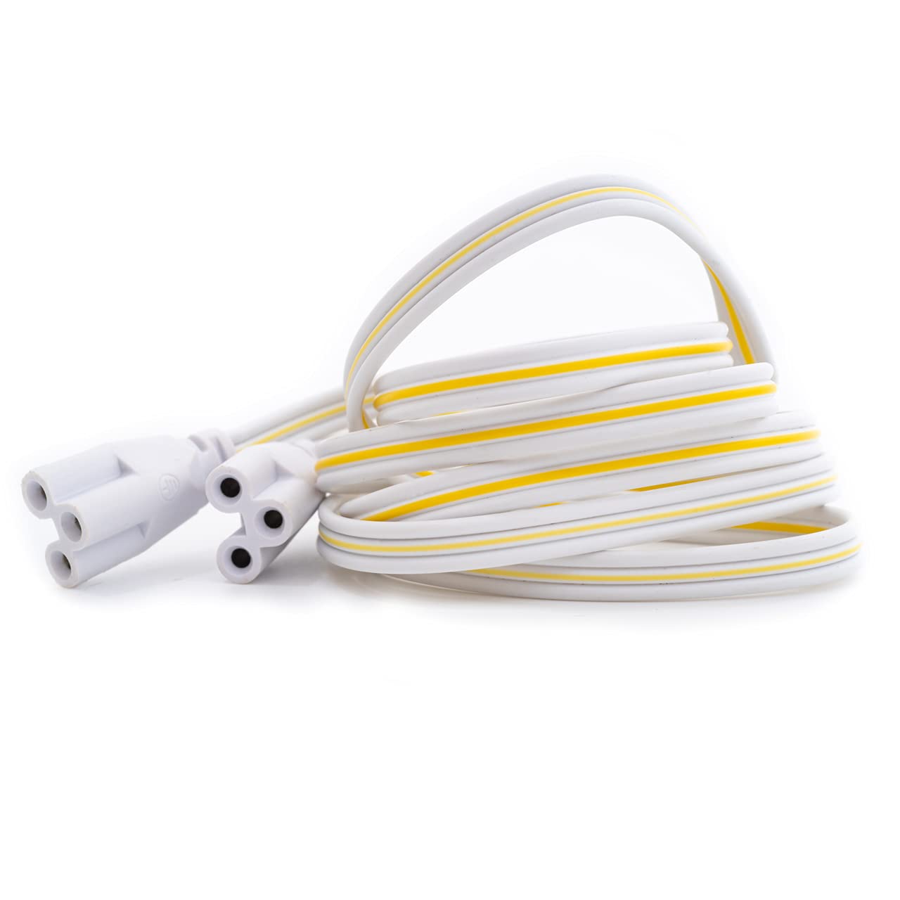 12 Pack T5 T8 LED Lamp Connecting Wire?Double End 3Pin Connector Cable 2FT Ceiling Lights Daylight LED Integrated Tube Cable?24 Inch Linkable Cords