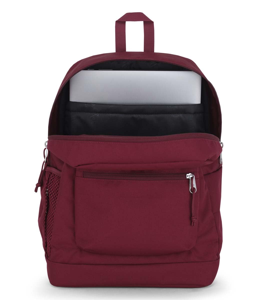 JanSport 26L Cross Town Plus Backpack, Russet Red