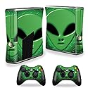MightySkins Skin Compatible with X-Box 360 Xbox 360 S Console - Alien Invasion | Protective, Durable, and Unique Vinyl Decal wrap Cover | Easy