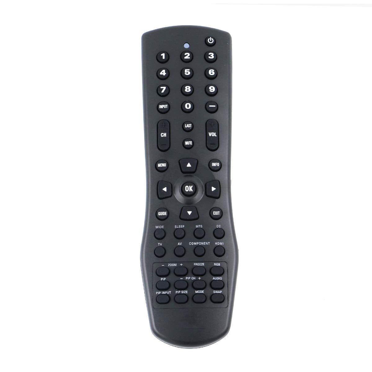 New VR1 Replace Remote Control fits for Vizio TV VW26L VW22L VU42L VX52L VX42L VX37L VW42L VW37L VA220E VA19L L42 L37 L32 GV47L GV46L GV42L VS42L