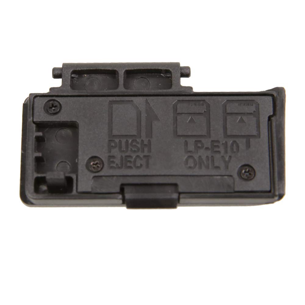 PhotoTrust 2 Pieces Battery Door Cover Lid Cap Replacement Repair Part Compatible with Canon EOS 1100D EOS Rebel T3 DSLR Digital Camera