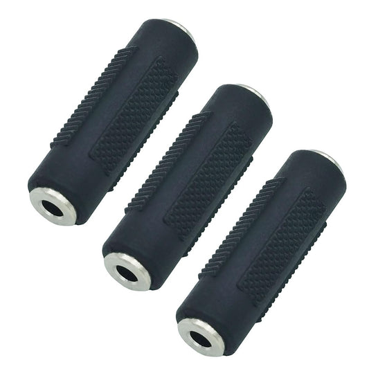 AILTECK 3.5mm 1/8" Female to Female Stereo Audio Adapter, 3.5mm Audio Interfaces Connector Jack Adapter (3)