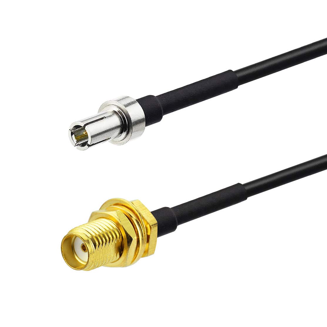 Bingfu 4G LTE Antenna Adapter SMA Female to TS9 Connector Coaxial Pigtail Cable 15cm 6 inch (2-Pack) Compatible with 4G LTE Mobile Hotspot MiFi Router