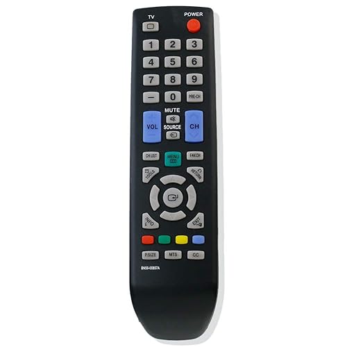 BN59-00857A Replacement Remote fit for Samsung TV P2370HD P2570HD P2770HD PL42C71HDP PL50C71HDP PN42B400P3D PN50B400P3D SYNCM933HD XL2370HD LNT2632H