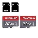 2 Pack 32 GB Micro Memory Card with Adapter, TF Memory Card Class 10, Mini Memory Card for Smartphone/Tablet/Camera/Personal Computer (32GB*2)