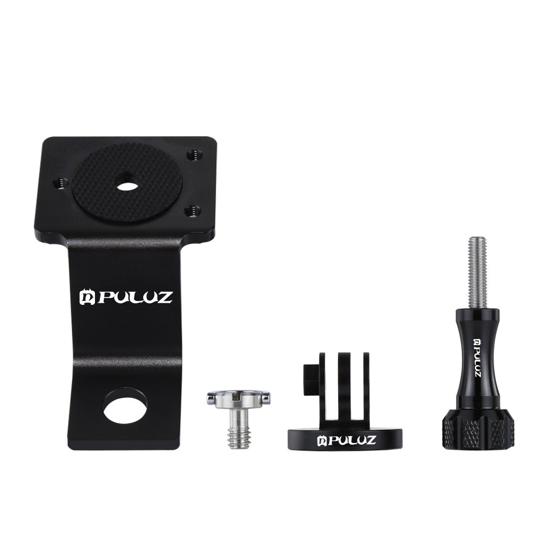 PULUZ Motorcycle Mirror/Pinch Bolt Mount Fixed Metal Bike Holder Mount for DJI Osmo Action/GoPro Hero 7 / Hero 6 / Hero 5 Hero 4 Session Xiaoyi MiJia