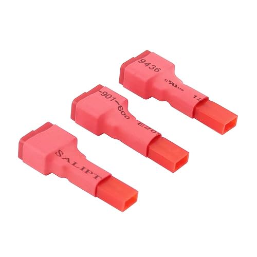 OliRC 3pcs T-Plug Style Female to JST Wireless Connector Adapter(C55-3)