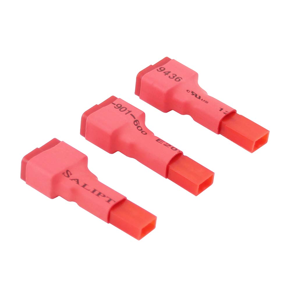 OliRC 3pcs T-Plug Style Female to JST Wireless Connector Adapter(C55-3)