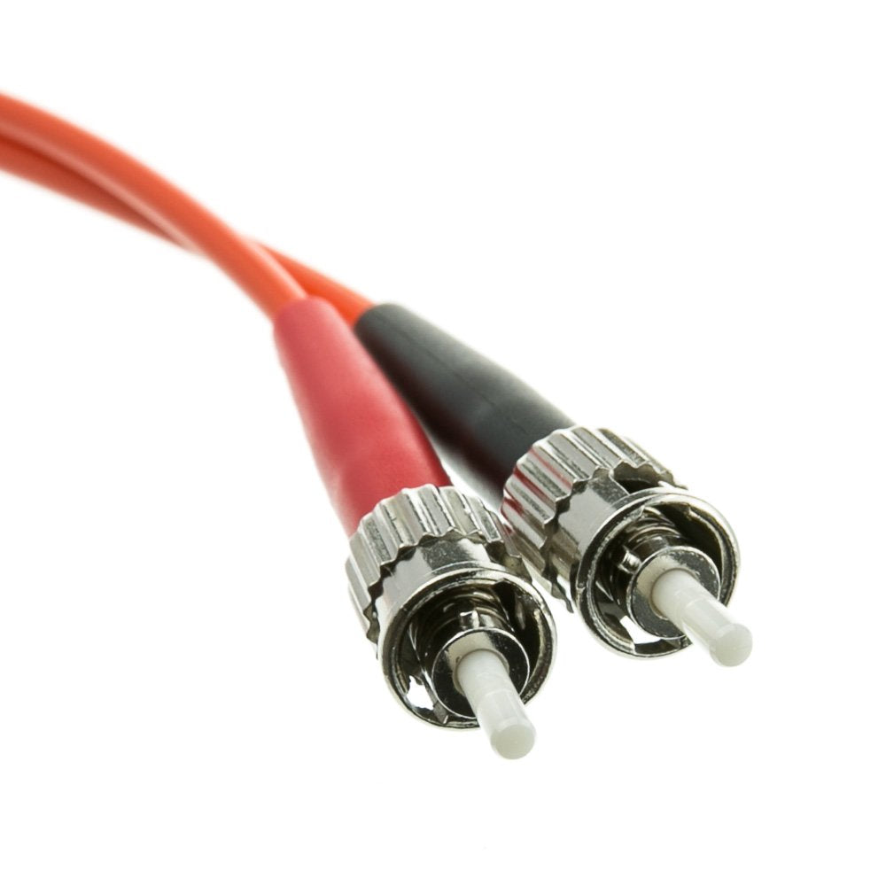 CableWholesale SC to ST OM1 Multimode Duplex Fiber Patch Cord, 10m/33ft