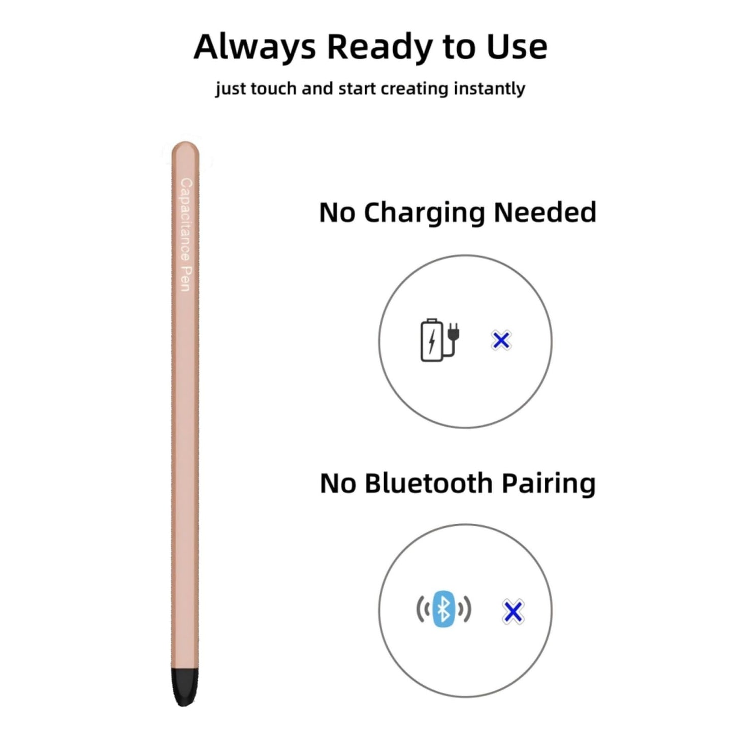 S Pen for Galaxy Z Fold 8 Ultra/Fold 7 / Fold 6 / Fold 5, Z Fold 8 Ultra S Pen, Supporting Both Internal and External Screen (Slim-Pink)