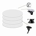 MGQFY 4 PCS 80mm (3.15") Circular Double Side Sticker Dashboard/Windshield Pad Mounting Disk for Suction Cup Car Phone Mount Holder Bracket GPS Camera