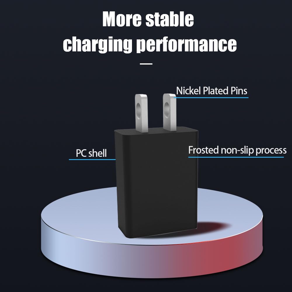 10W Charger Replacement Fit for Etekcity, JISUSU, Arboleaf, KOIOS Food Kitchen Scale AC Adapter with 5Ft USB C Charging Cable Power Cord