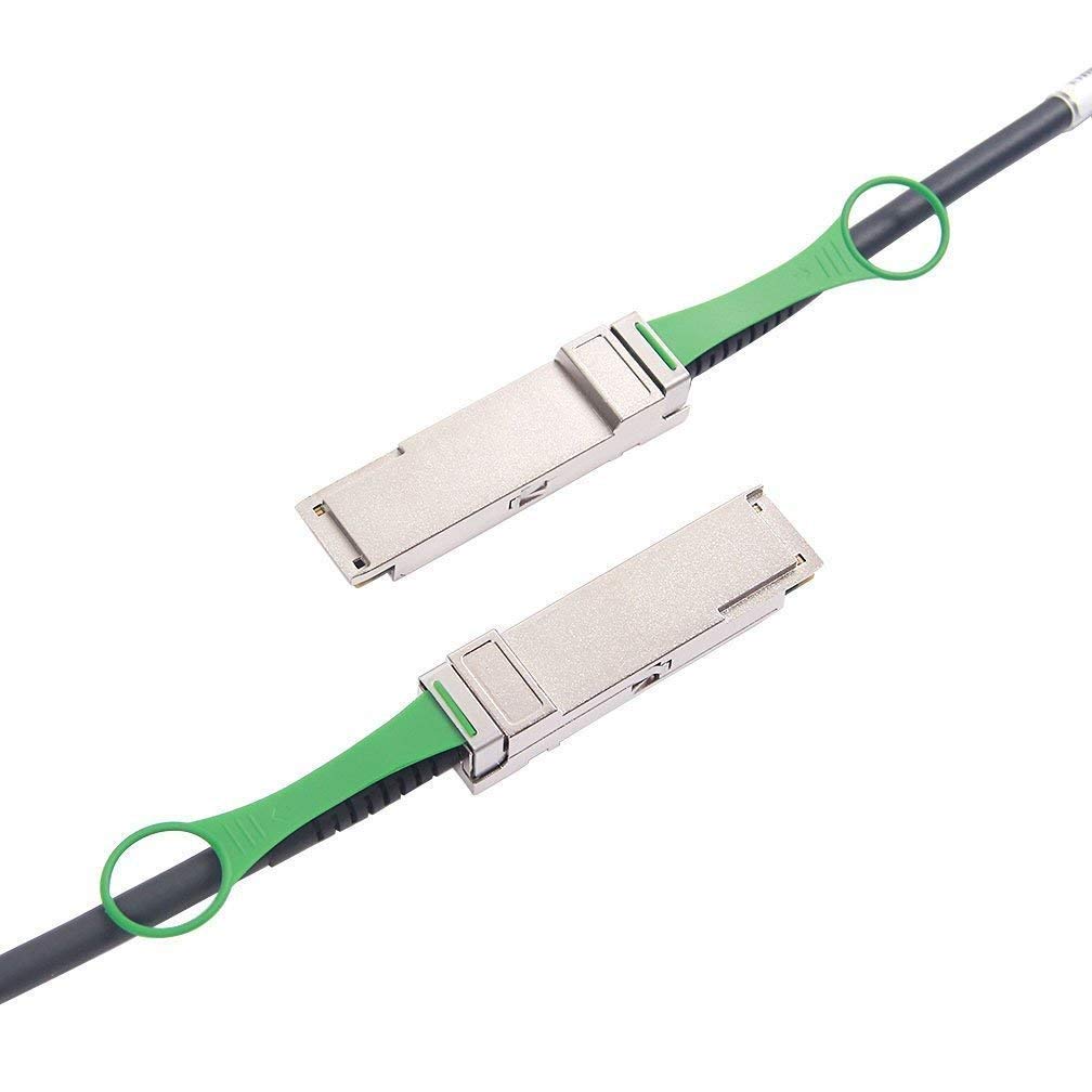 10Gtek 40G QSFP+ DAC Cable - 40GBASE-CR4 Passive Direct Attach Copper Twinax QSFP Cable for Juniper QFX-QSFP-DAC-1M Devices, 1-Meter(3.3ft)