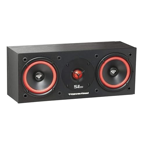 Cerwin Vega Mobile CV SL Series Dual 5.25" 2-Way Center Channel Speaker - SL-25C
