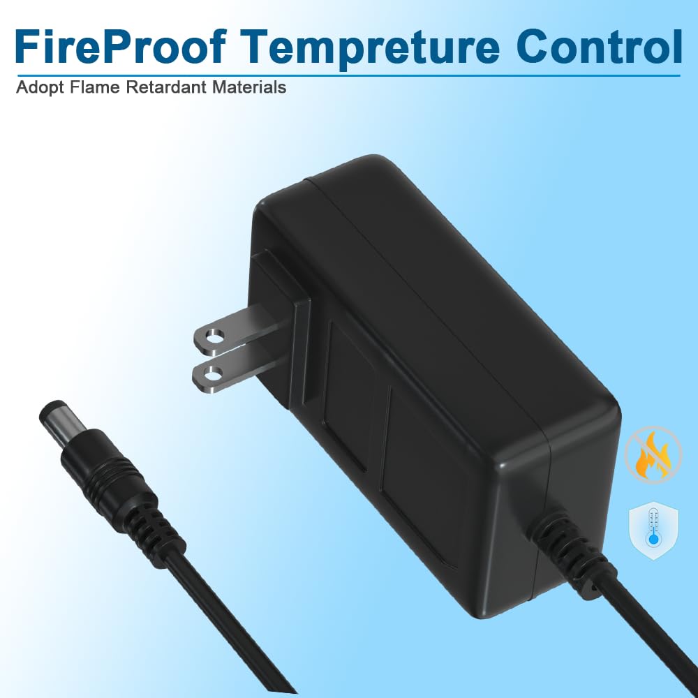15V 3A Power Supply Adapter Charger Switching Converter for Smart Speaker,Bluetooth Speaker,Receiver, Amplifier,LED Lights,Security Cameras,Projector…