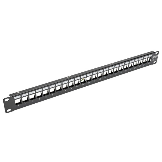 Unirise PPC5E-24PT-1U 24PORT 1RMU CAT5E Patch Panel, 110 Type