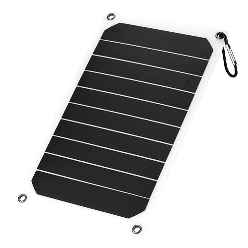 Solar Panel Portable, 10W IP64 Solar Panel Mobile Power Charger 5V USB Powerful Charging Compatible for Mobile Phones or Tablets Most Cameras Games